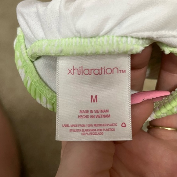 target bathing suit top in green - Picture 3 of 3